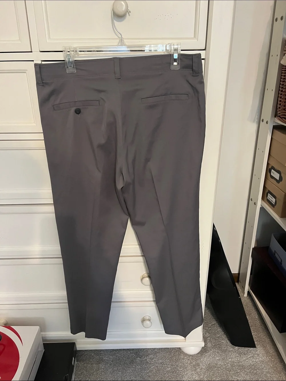 Men's Dress Pants in Charcoal Gray